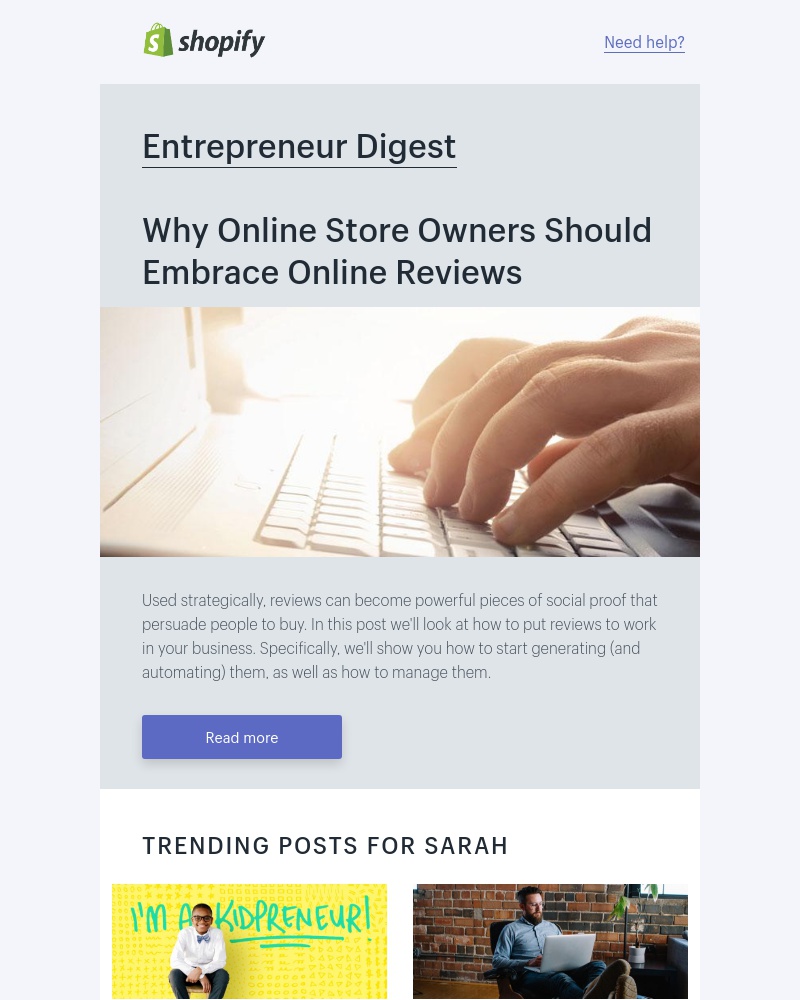 Shopify - Why online store owners should embrace online reviews