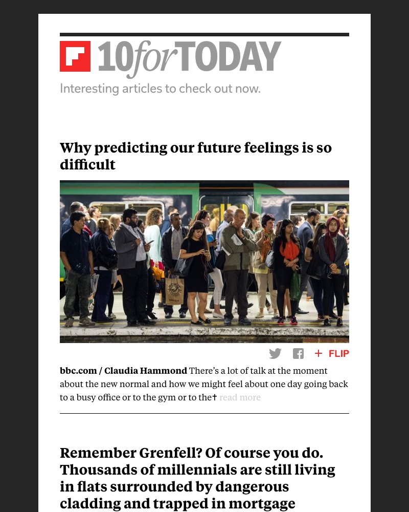 Flipboard - Why predicting our future feelings is so difficult