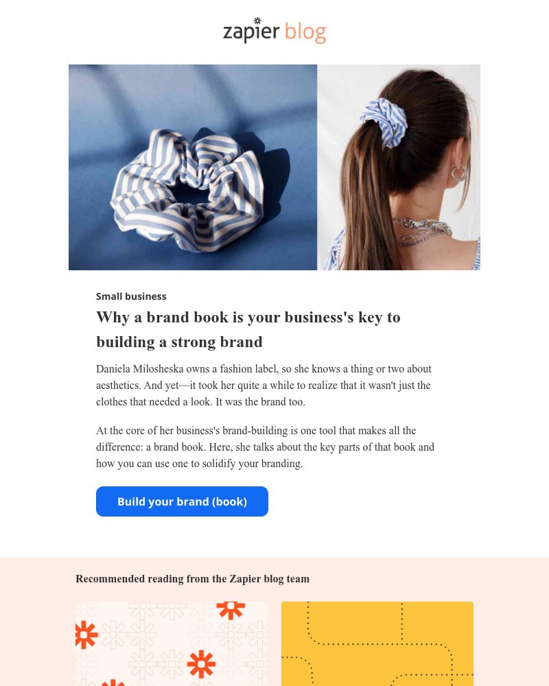 Zapier - Why you need a brand book