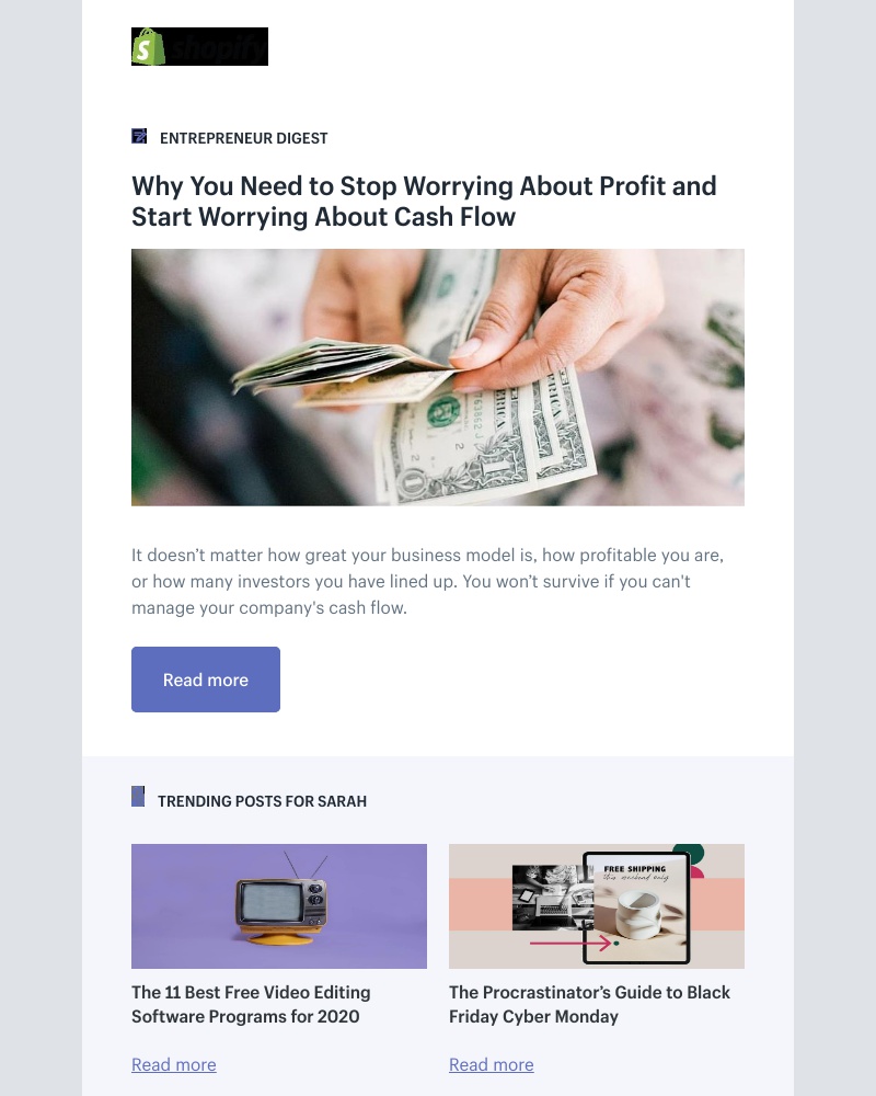 Shopify - Why You Need to Stop Worrying About Profit and Start Worrying About Cash Flow