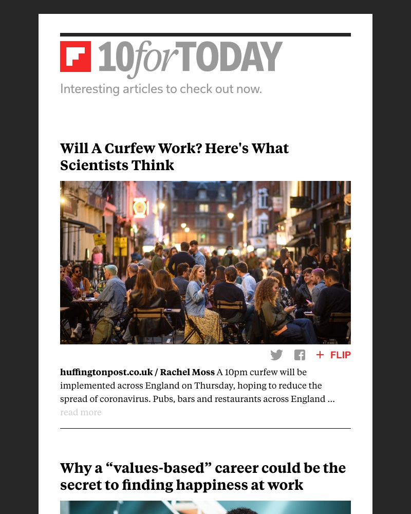 Flipboard - Will a curfew work? Here's what scientists think