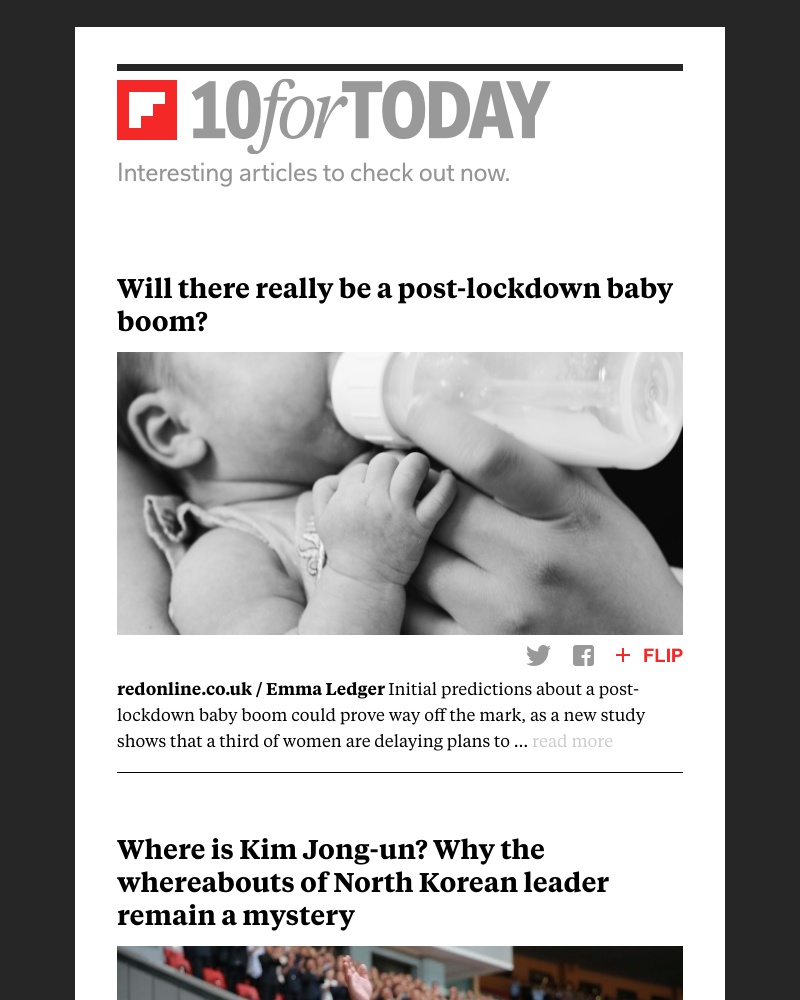 Flipboard - Will there really be a post-lockdown baby boom?