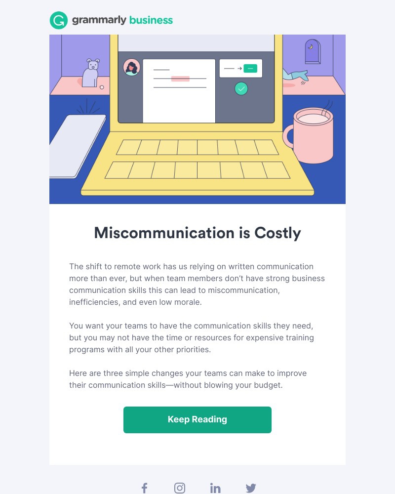 Grammarly - Wish your team had better communication skills?