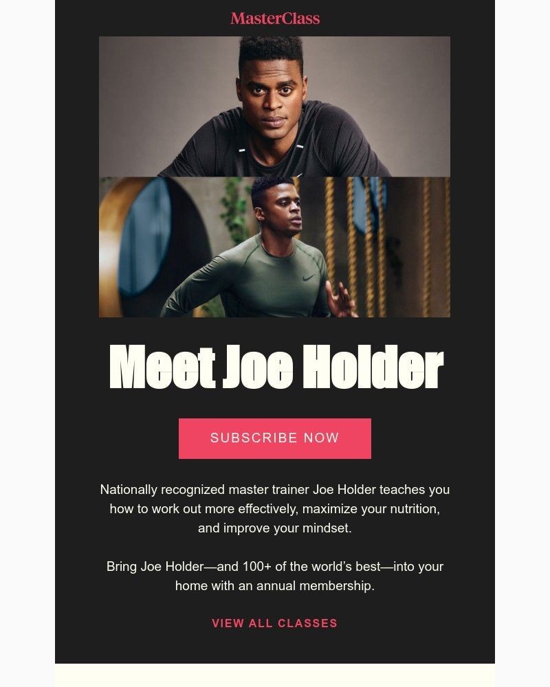  - Work harder and smarter with a master trainer