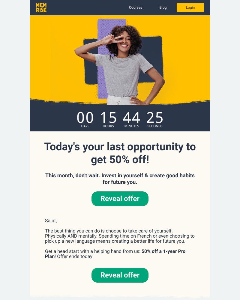Memrise - Yay! You've still got a chance to grab our offer!