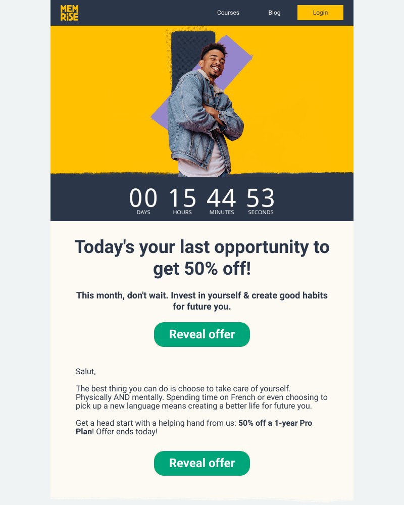 Memrise - Yay! You've still got a chance to grab our offer!