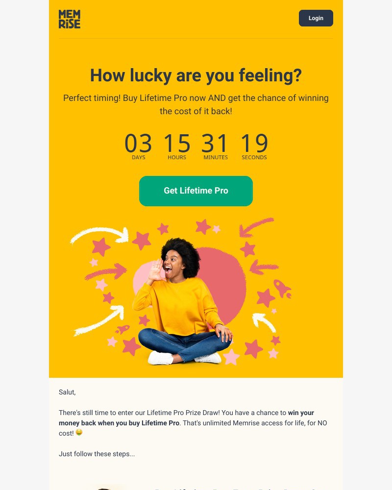 Memrise - You can still enter our Lifetime Pro Prize Draw!