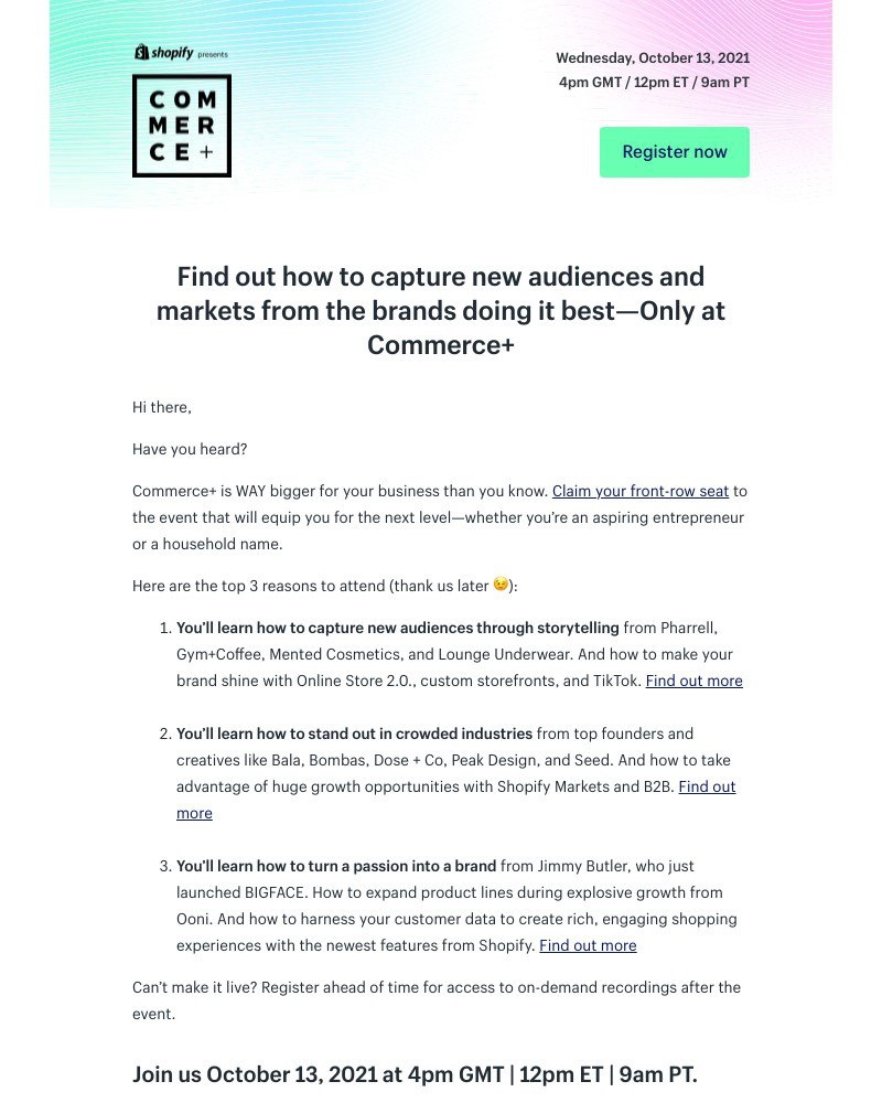 Shopify - You can’t miss this