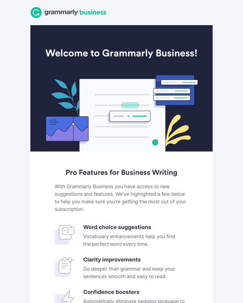Accepting an invite on Grammarly video screenshot