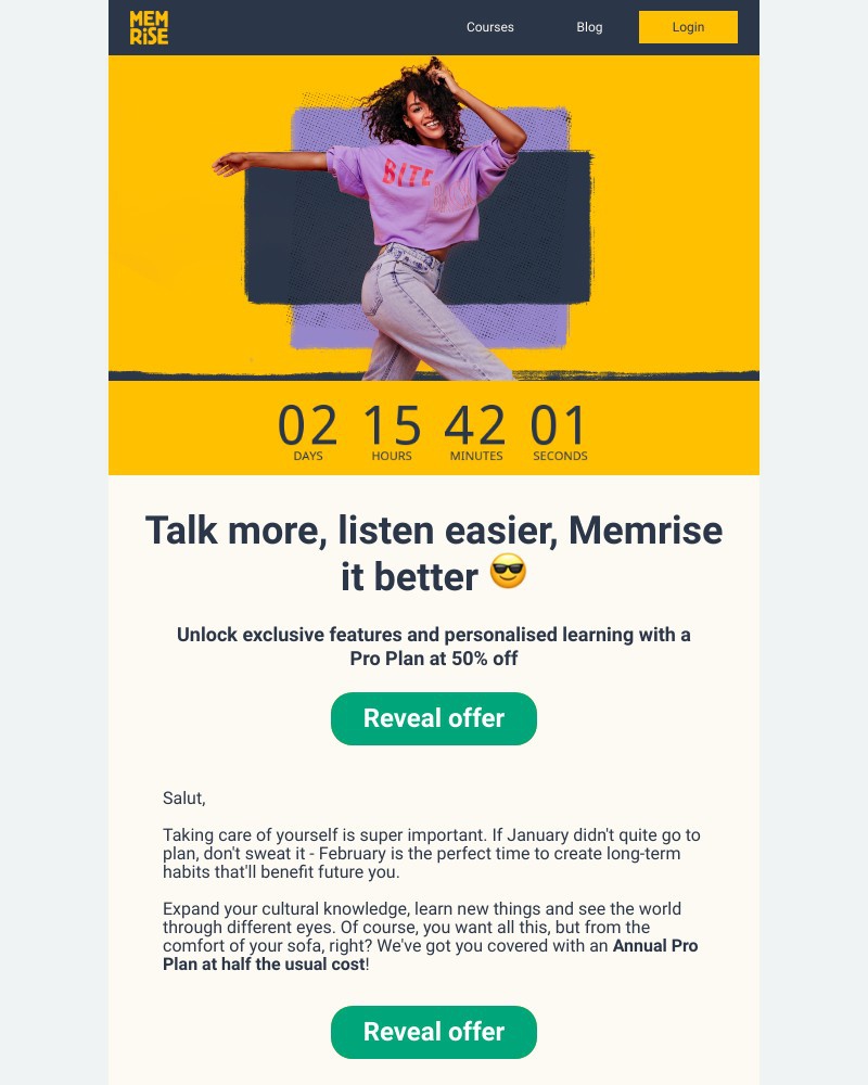 Memrise - You made it through the week! Celebrate with us