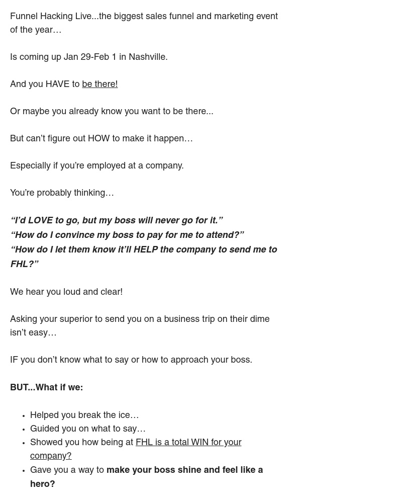 ClickFunnels - Your boss will love you for this…