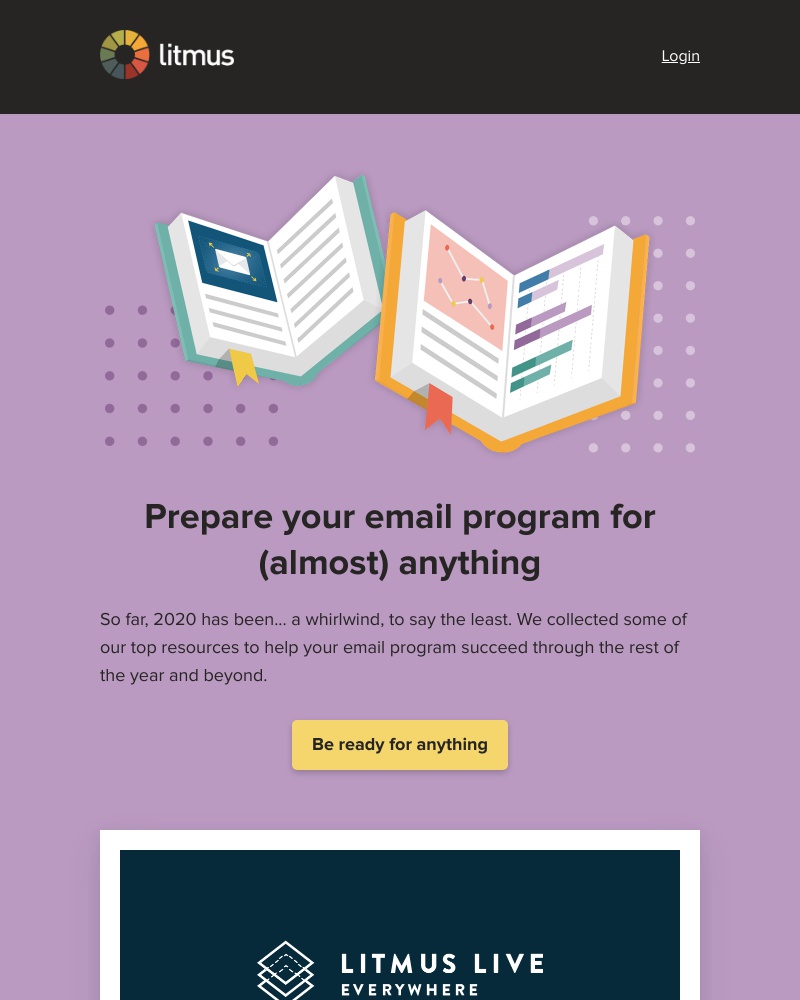 Litmus - Your customers love you. It’s time to love them back <3