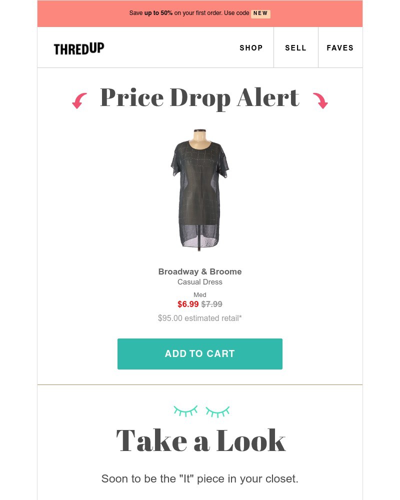 thredUP - Your favorite Broadway & Broome Casual Dress is now $6.99! 😍