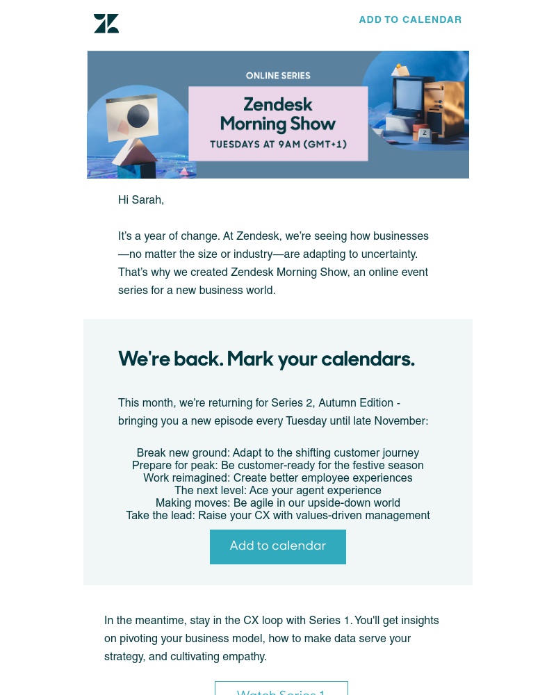 Onboarding on Zendesk video screenshot