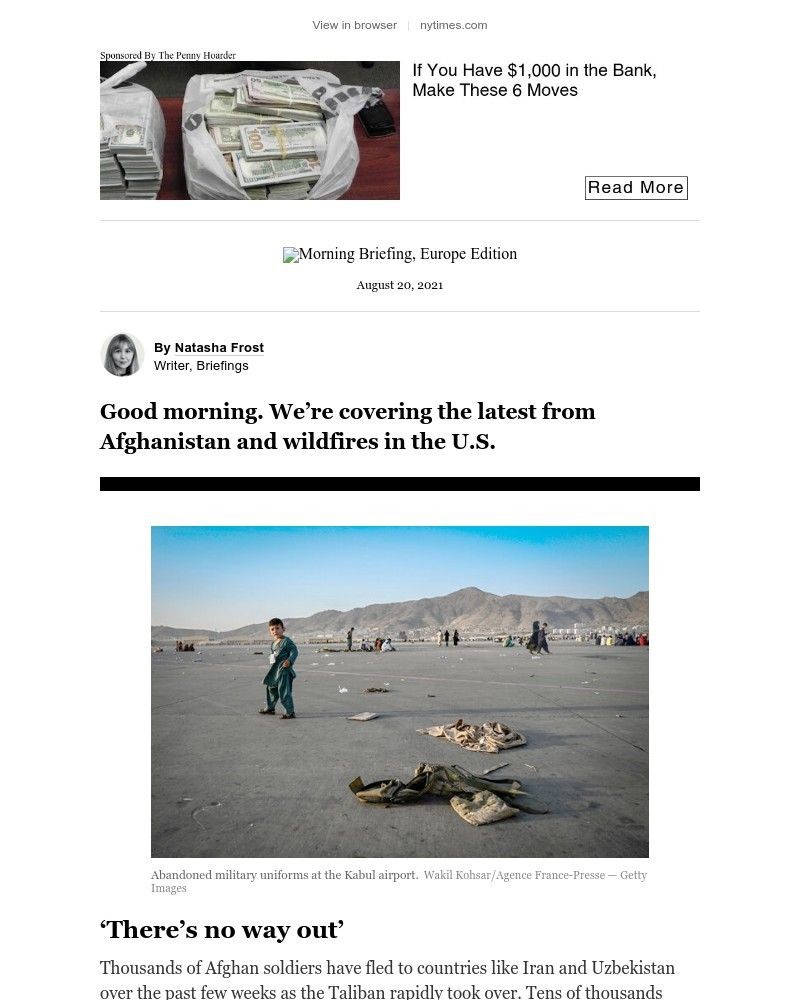 The New York Times - Your Friday Briefing