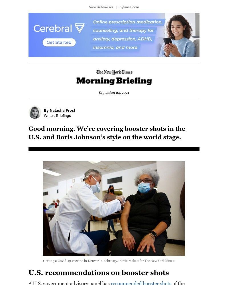 The New York Times - Your Friday Briefing