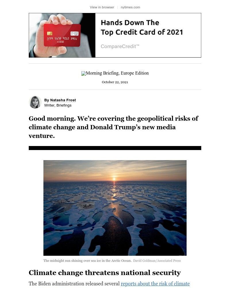 The New York Times - Your Friday Briefing