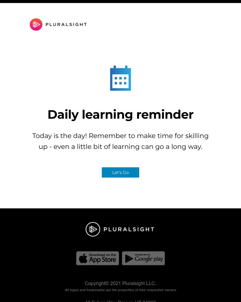 Pluralsight - Your friendly Pluralsight learning reminder