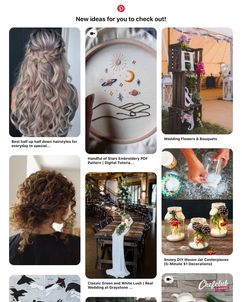 Pinterest - 📌 Your home feed, now featuring 15 new ideas