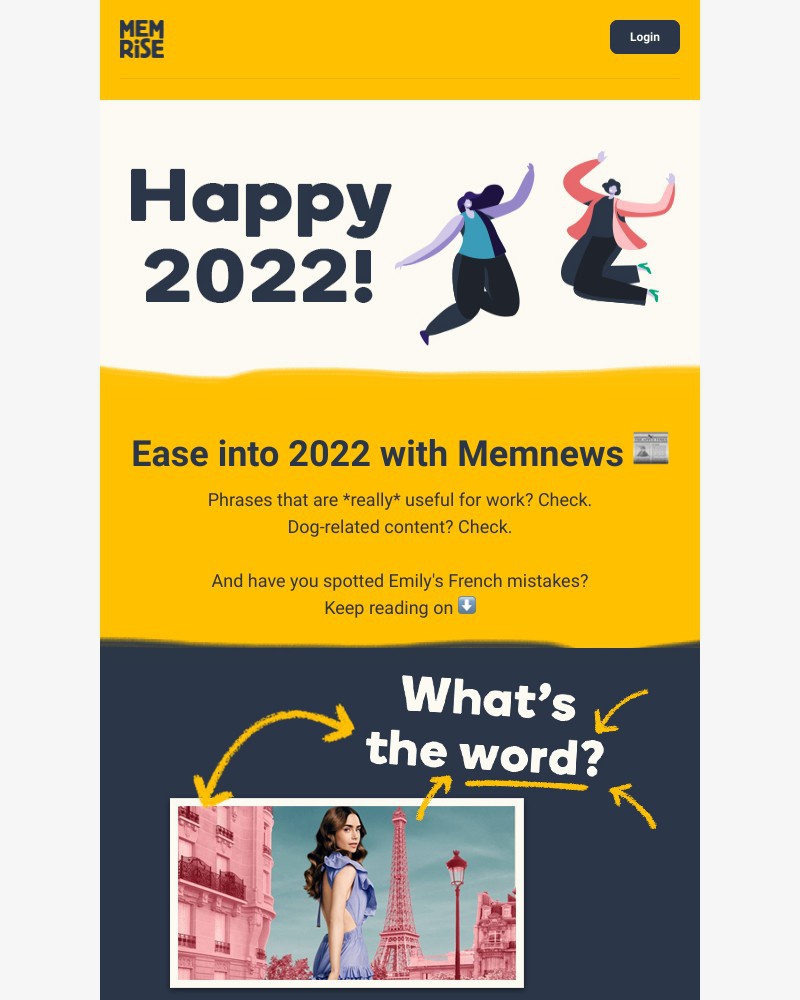 Memrise - Your January Newsletter is here! 📬