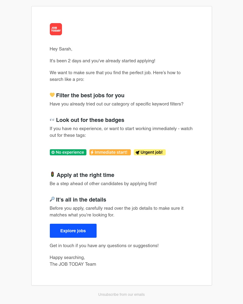 Job Today - 💌 Your job hunt struggles, solved