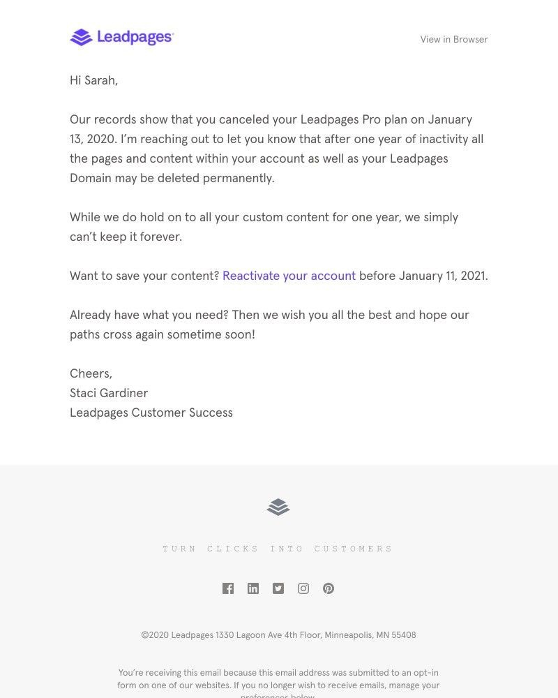 Onboarding on Leadpages video screenshot