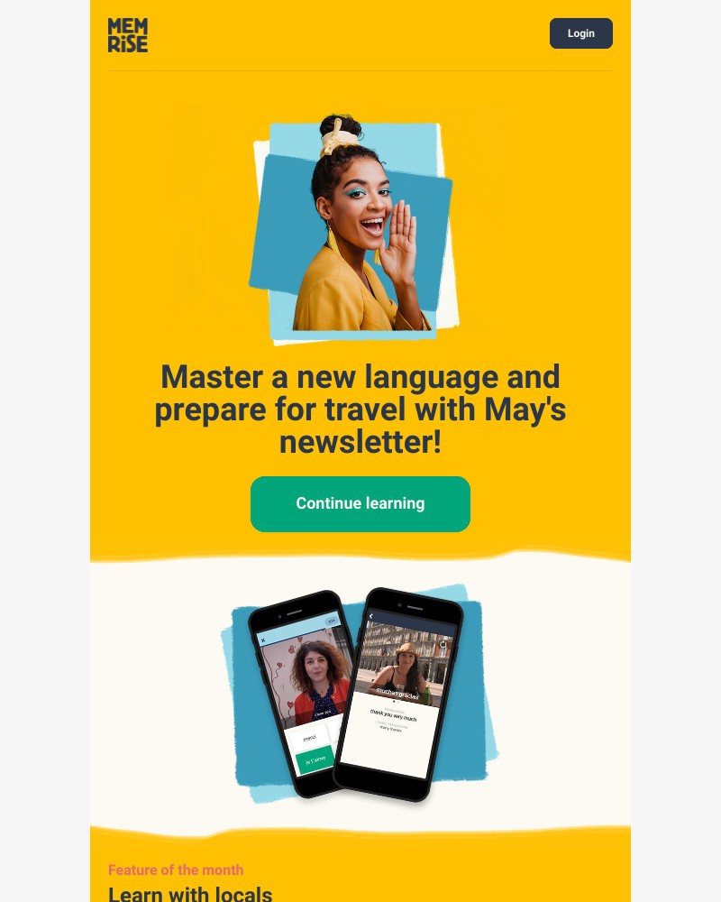 Memrise - Your May newsletter has arrived! 📬