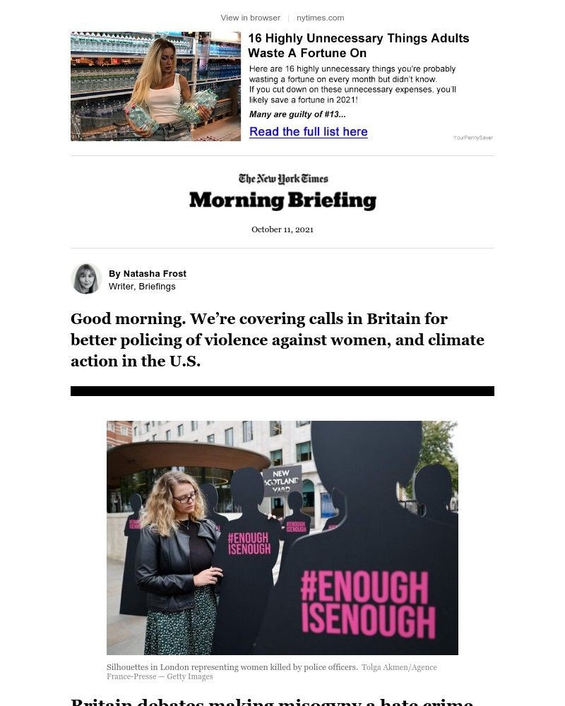 The New York Times - Your Monday Briefing