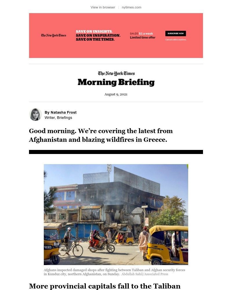 The New York Times - Your Monday Briefing