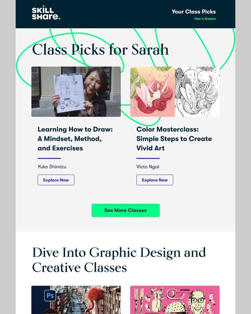 Skillshare - Your Personal Class Recommendations