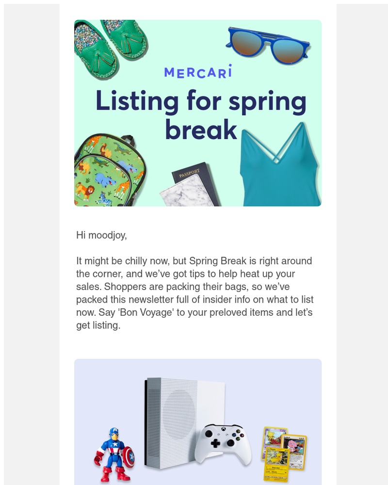 Mercari - Your seller newsletter is here 💌