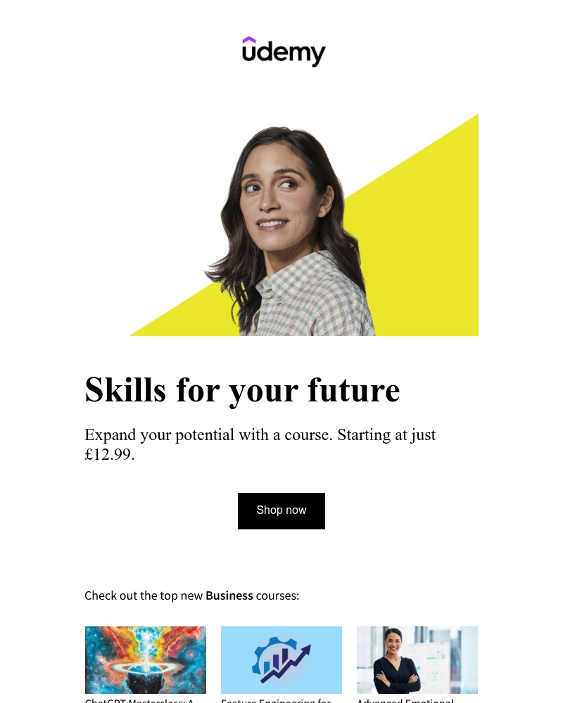 Udemy - Your skills, your future. Courses on sale from £12.99.