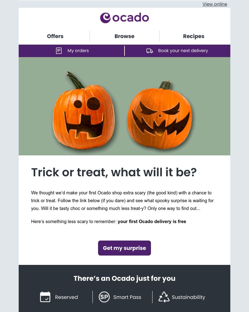 - Your spooky surprise is waiting