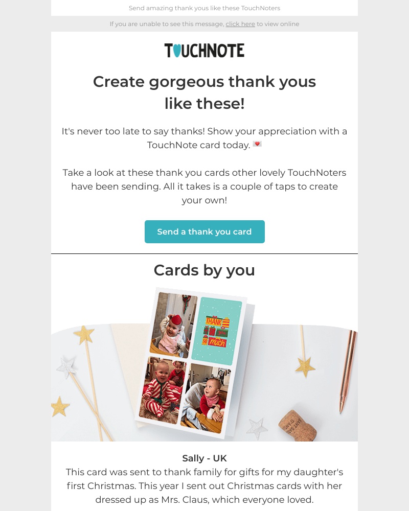 TouchNote - Your thank you cards 💌