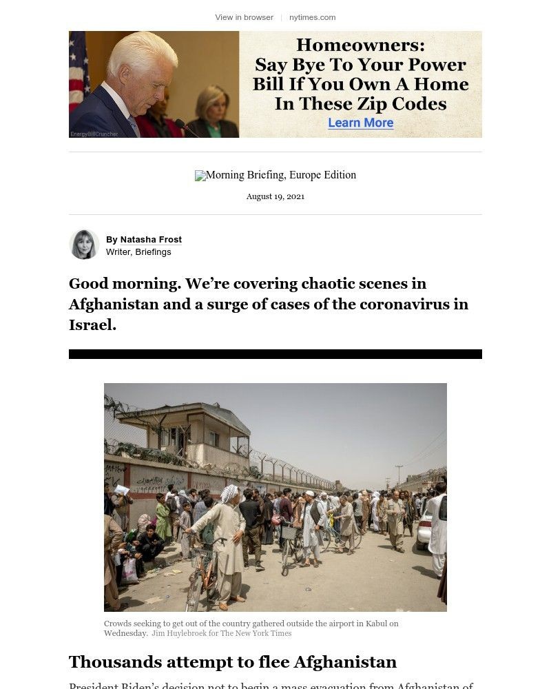 The New York Times - Your Thursday Briefing