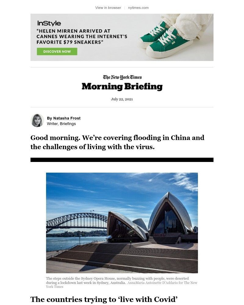 The New York Times - Your Thursday Briefing