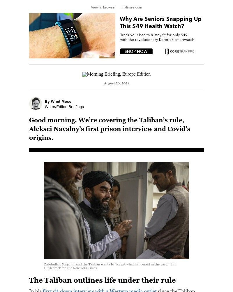 Onboarding on The New York Times video screenshot