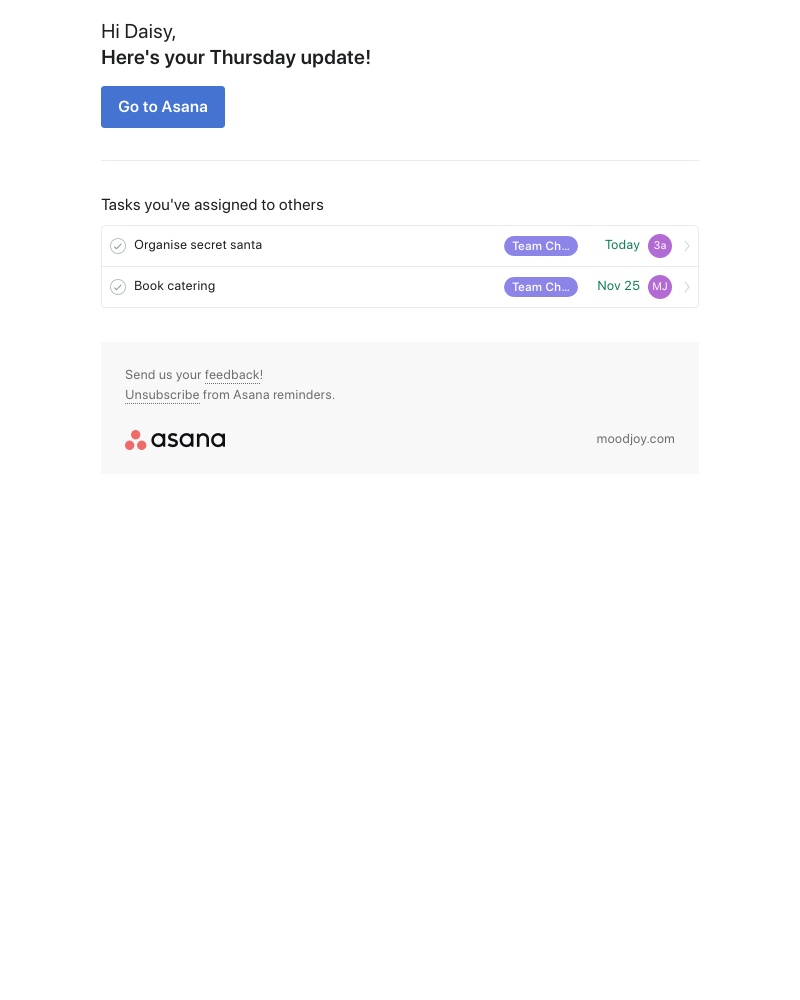 Asana - Your Thursday update - moodjoy.com