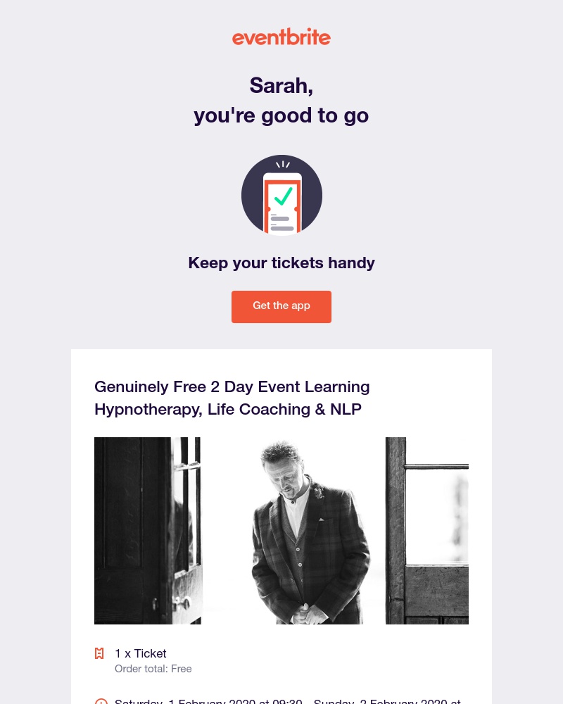 Eventbrite - Your Tickets for Genuinely Free 2 Day Event  Learning Hypnotherapy, Life Coaching & NLP