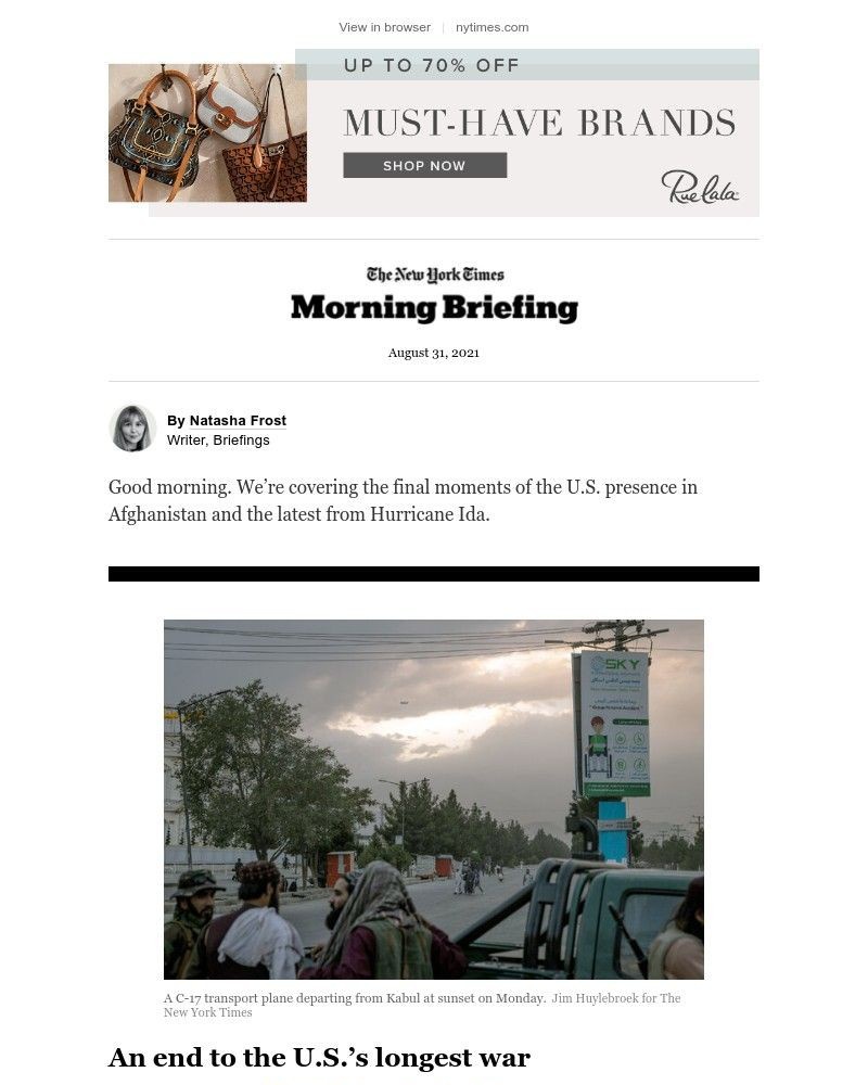 The New York Times - Your Tuesday Briefing