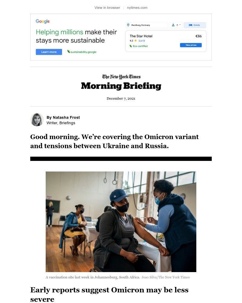 The New York Times - Your Tuesday Briefing