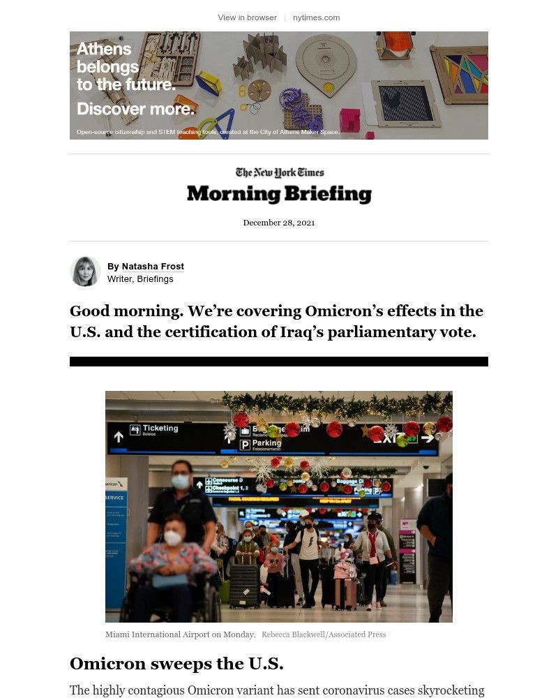 The New York Times - Your Tuesday Briefing