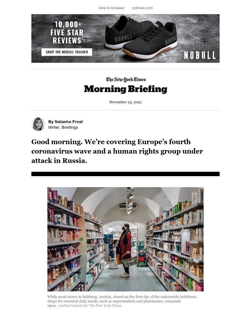 The New York Times - Your Tuesday Briefing