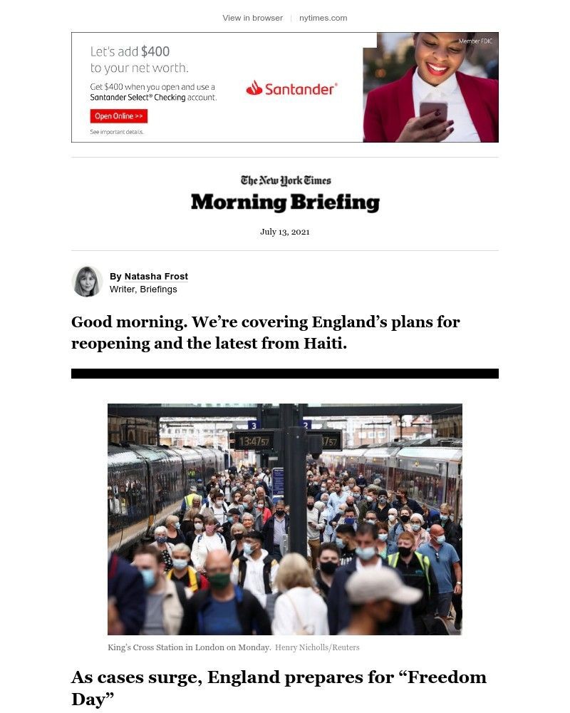 Onboarding on The New York Times video screenshot