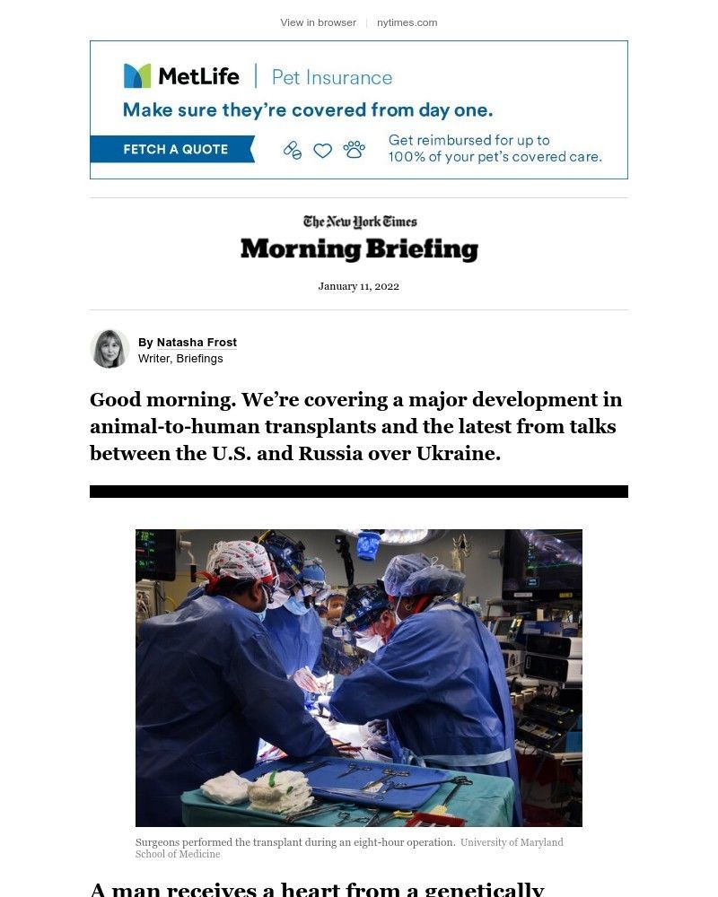 The New York Times - Your Tuesday Briefing
