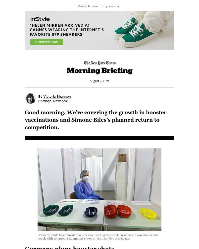 The New York Times - Your Tuesday Briefing