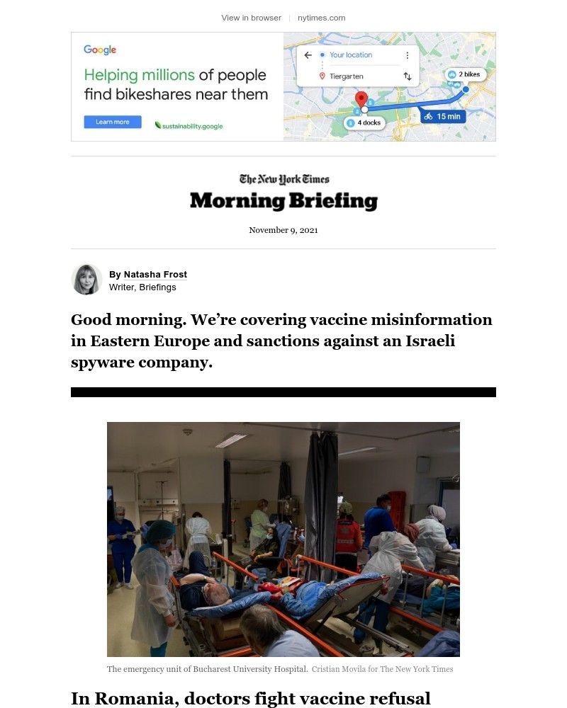 The New York Times - Your Tuesday Briefing