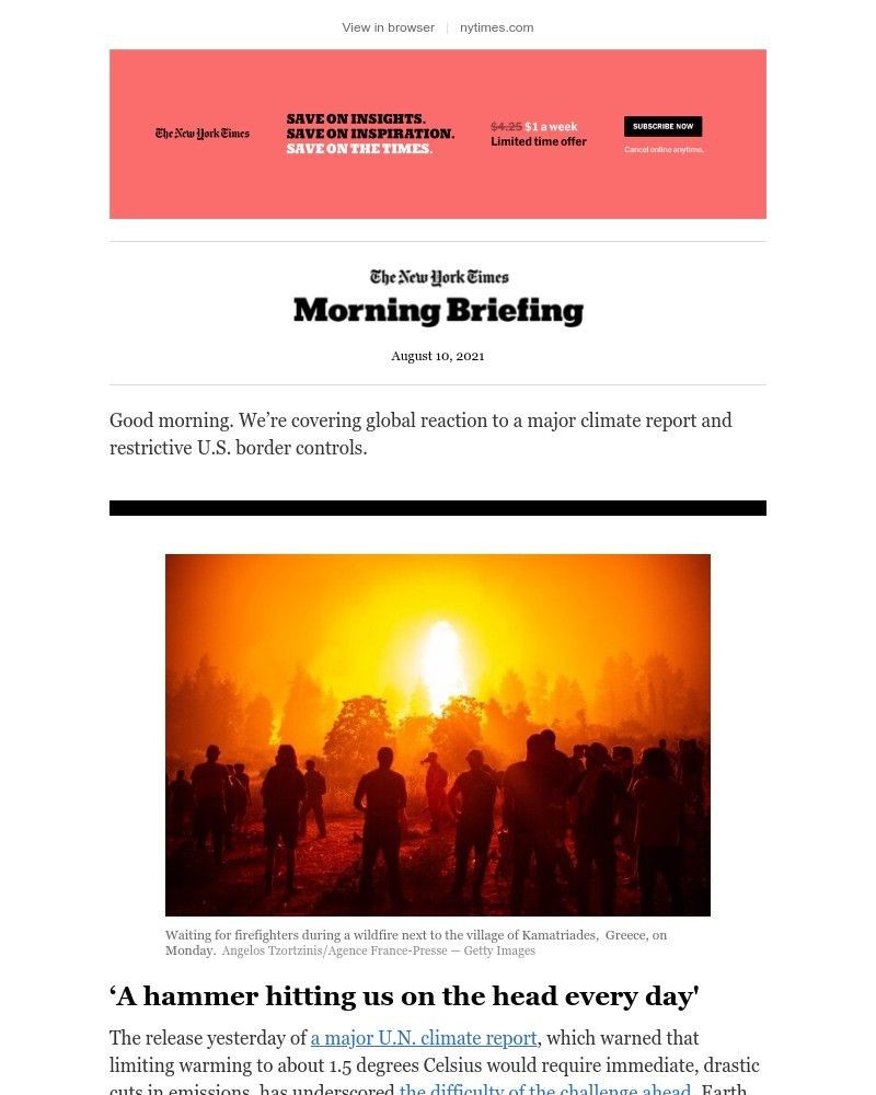 The New York Times - Your Tuesday Briefing