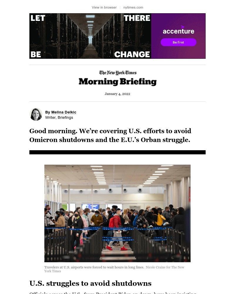 The New York Times - Your Tuesday Briefing