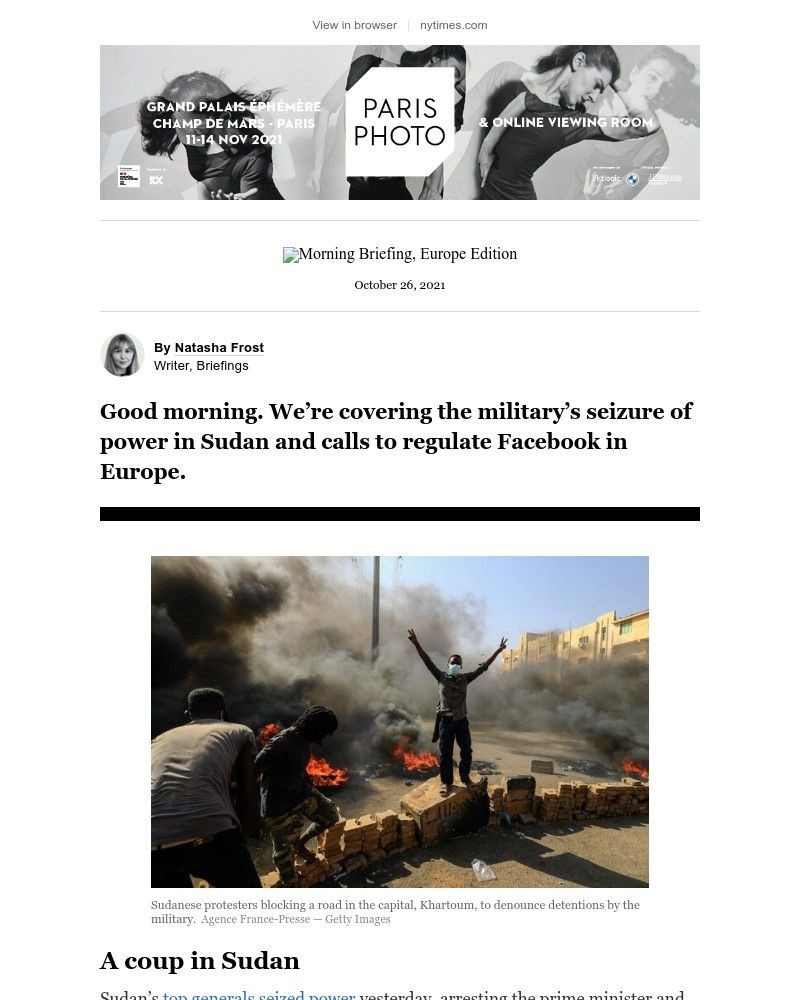 The New York Times - Your Tuesday Briefing